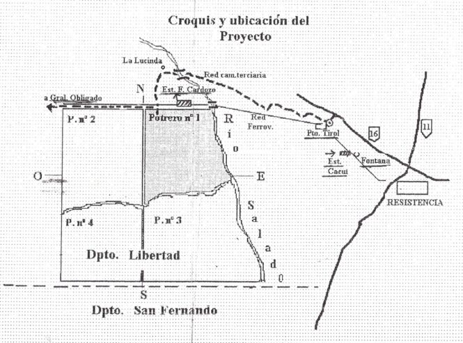 campo mixto 2000 has. cerca de Rcia Chaco