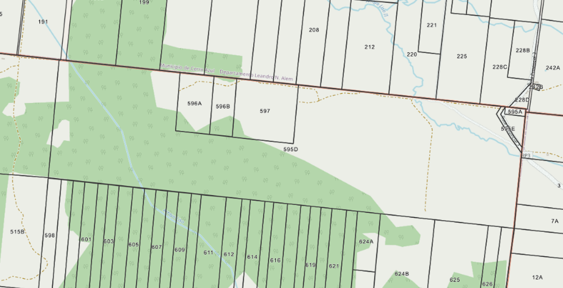 Venta de 230 Hectáreas en Municipio San José, Apóstoles, Misiones