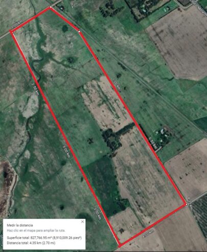 Campo 82ha Mixto en Carlos Keen y con muchas mejoras
