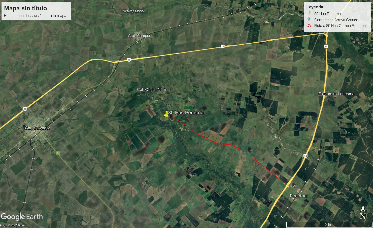 80 HAS. MIXTAS CON COSTA DE ARROYO